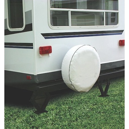 Camco COVER, SPARETIRE F / 29IN DIAMETER VINYL, ARCTIC WHITE 45344